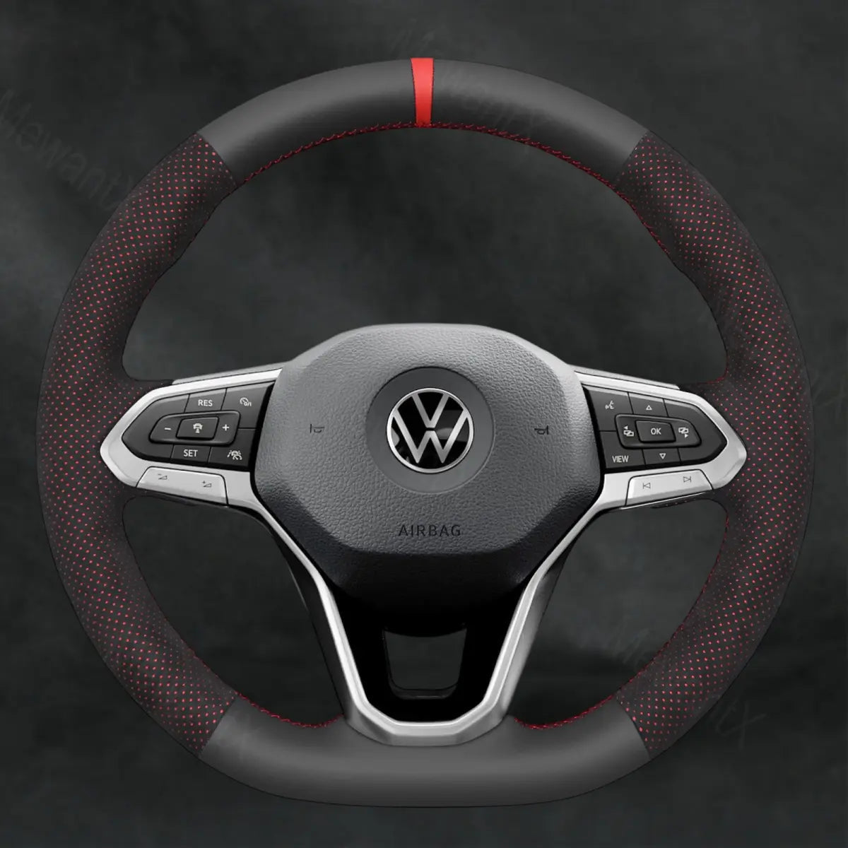 Steering Wheel Cover For Volkswagen VW Arteon 2020 - 2021 - Mewantx