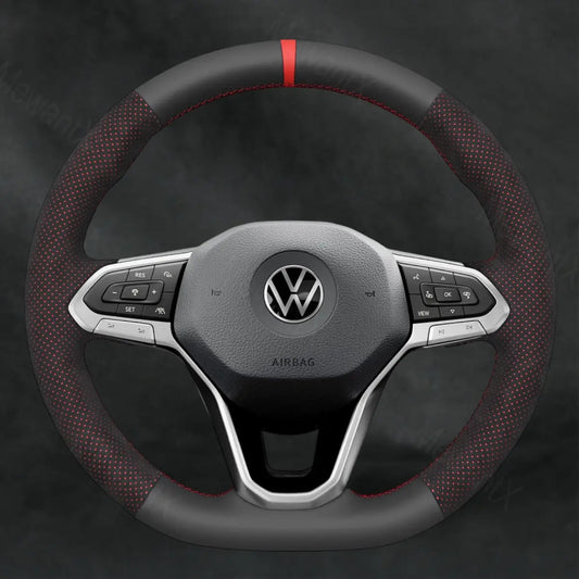 Steering Wheel Cover For Volkswagen VW Atlas Cross Sport 2020-2021