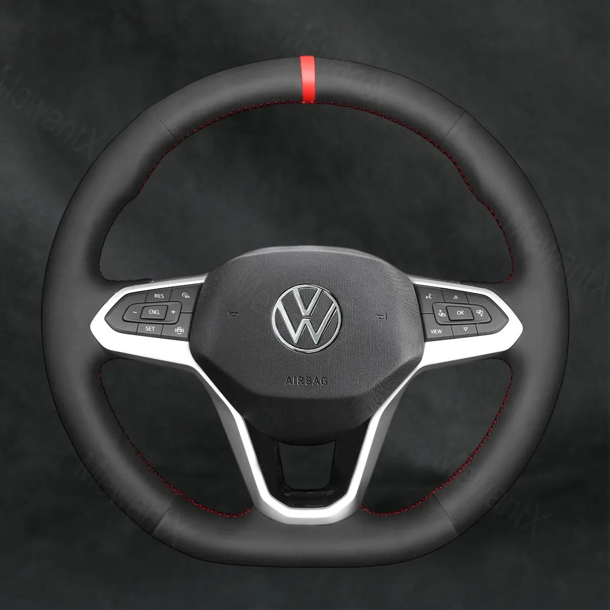 Steering Wheel Cover For Volkswagen VW Atlas Cross Sport 2020-2021