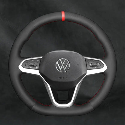 Steering Wheel Cover For Volkswagen VW Atlas Cross Sport 2020-2021