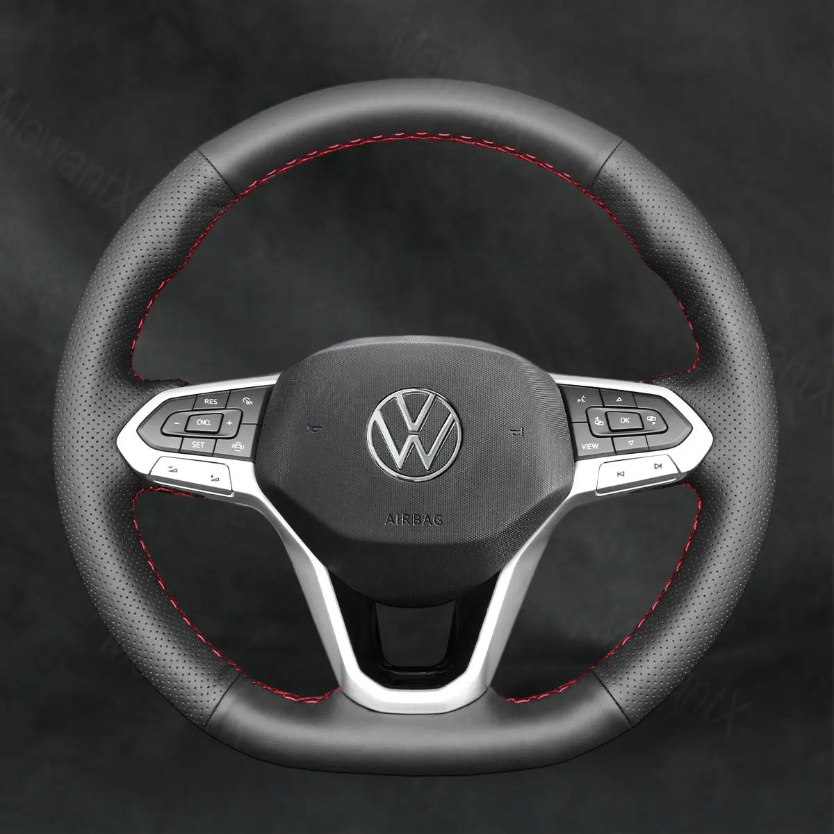 Steering Wheel Cover For Volkswagen VW Atlas Cross Sport 2020-2021