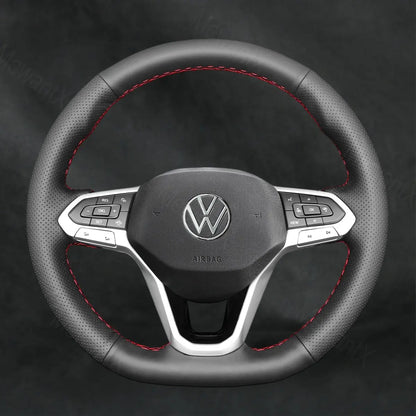 Steering Wheel Cover For Volkswagen VW Atlas Cross Sport 2020-2021