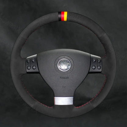 Steering Wheel Cover For Volkswagen VW Caddy 2006 - 2010 - Mewantx