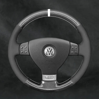 Steering Wheel Cover For Volkswagen VW Caddy 2006 - 2010 - Mewantx