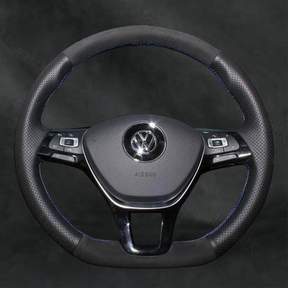 Steering Wheel Cover For Volkswagen VW Caddy 2015 - 2020 - Mewantx