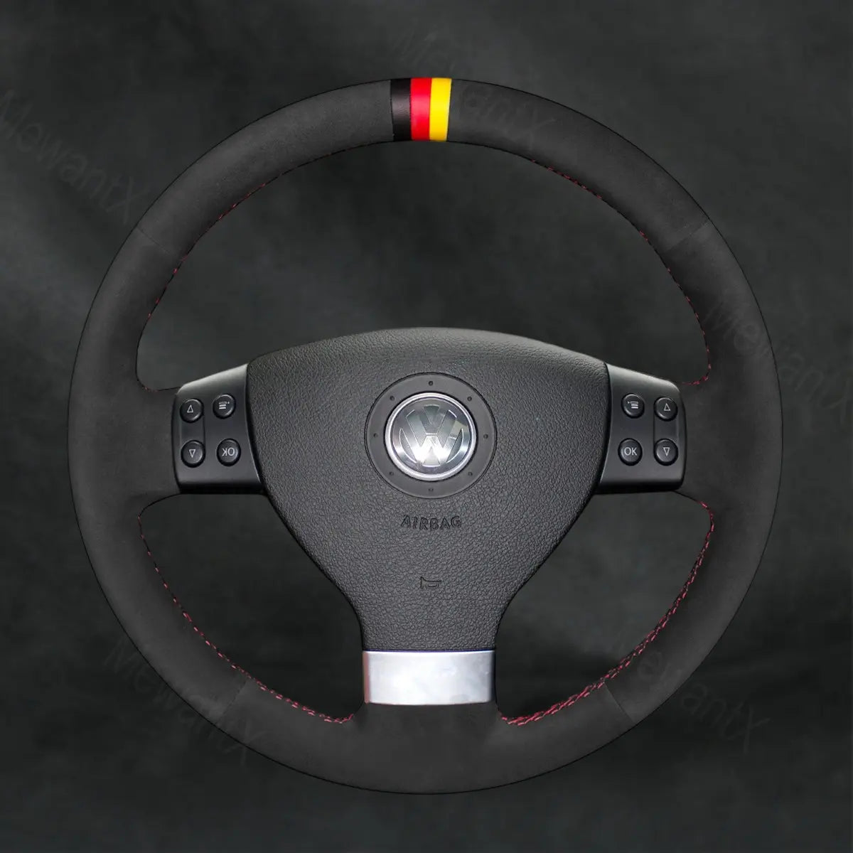 Steering Wheel Cover For Volkswagen VW EOS 2006 - 2009 - Mewantx