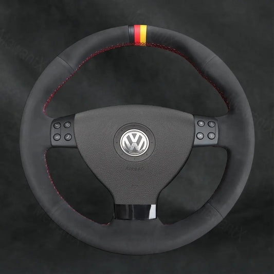 Steering Wheel Cover For Volkswagen VW EOS MK5 2005 - 2009 - Mewantx