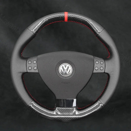 Steering Wheel Cover For Volkswagen VW EOS MK5 2005 - 2009 - Mewantx