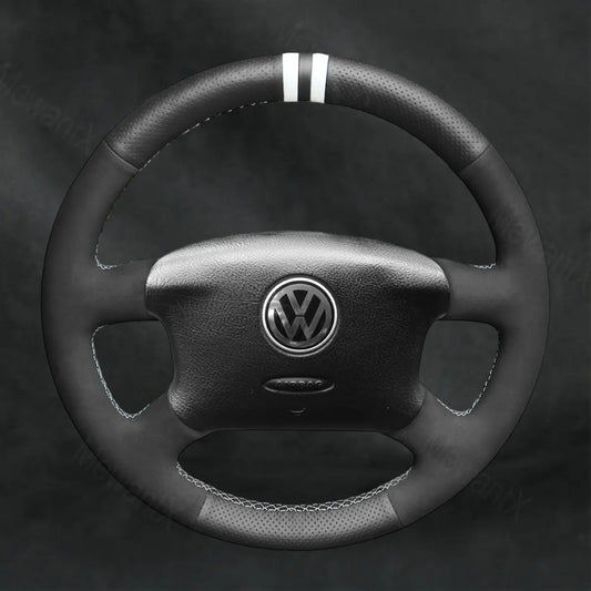 Steering Wheel Cover For Volkswagen VW Golf 4 IV 1997 - 2004 - Mewantx