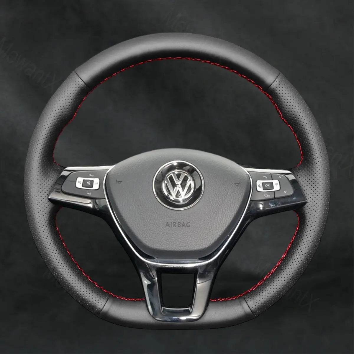 Steering Wheel Cover For Volkswagen VW Golf 7 Golf Sportsvan SV 2013 - 2021 - Mewantx