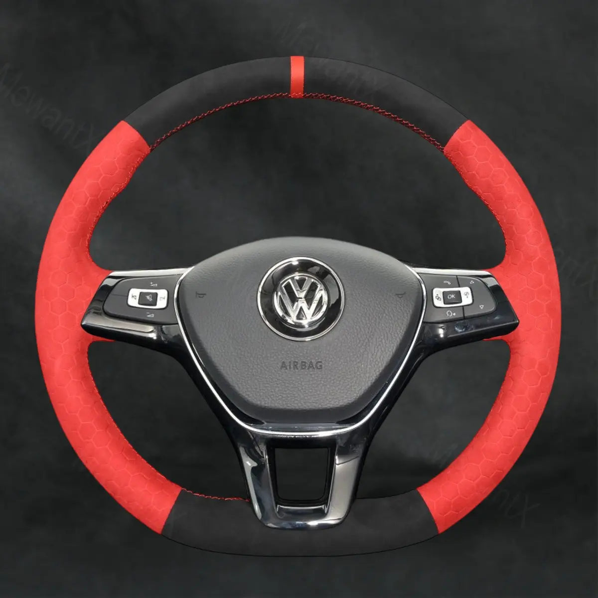 Steering Wheel Cover For Volkswagen VW Golf 7 Golf Sportsvan SV 2013 - 2021 - Mewantx