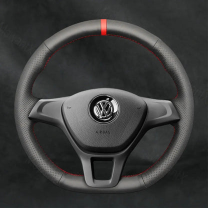 Steering Wheel Cover For Volkswagen VW Golf 7 VII Sportsvan SV 2013 - 2020 - Mewantx