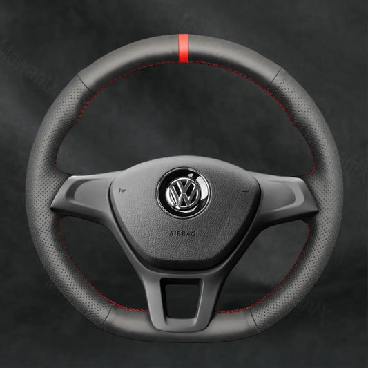 Steering Wheel Cover For Volkswagen VW Golf 7 VII Sportsvan SV 2013 - 2020 - Mewantx