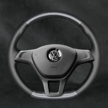 Steering Wheel Cover For Volkswagen VW Golf 7 VII Sportsvan SV 2013 - 2020 - Mewantx