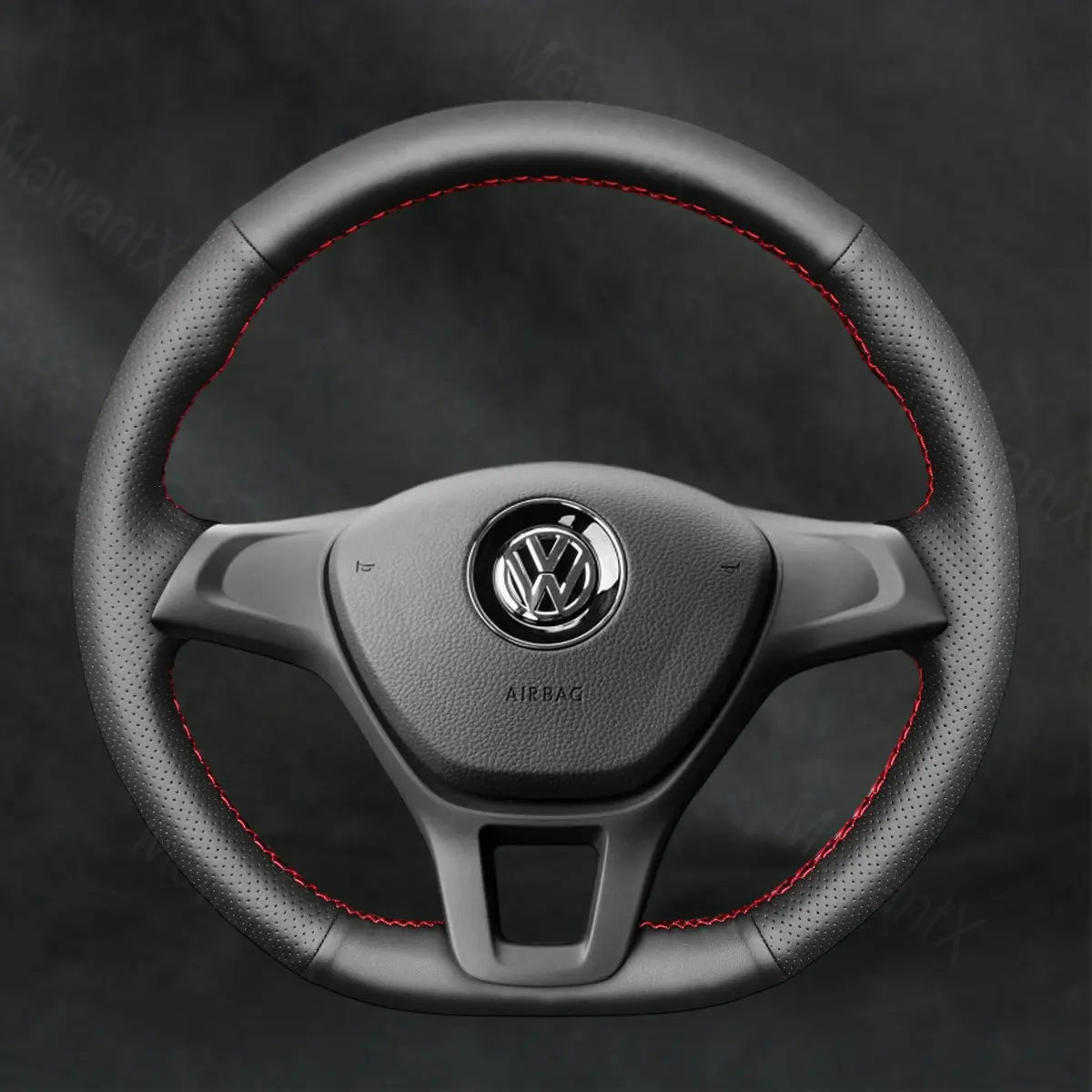 Steering Wheel Cover For Volkswagen VW Golf 7 VII Sportsvan SV 2013 - 2020 - Mewantx
