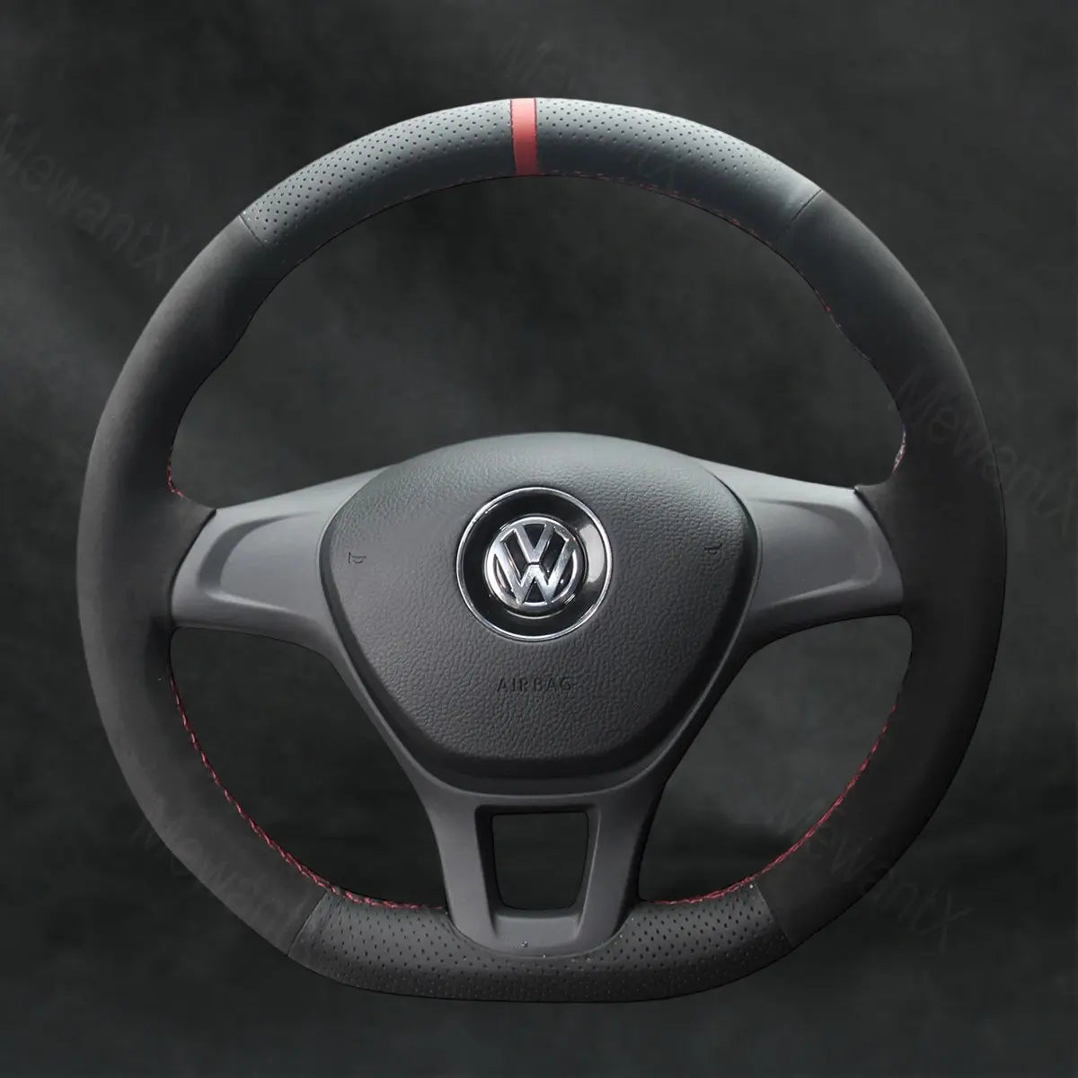 Steering Wheel Cover For Volkswagen VW Golf 7 VII Sportsvan SV 2013 - 2020 - Mewantx