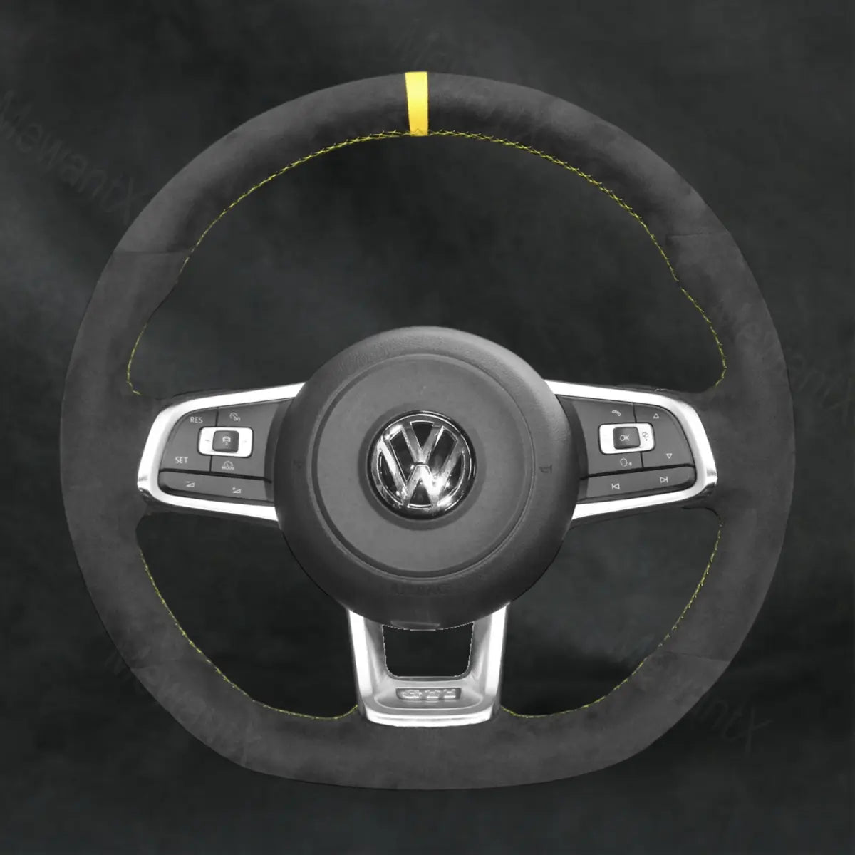Steering Wheel Cover For Volkswagen VW Golf GTI GTD GTE R7 R 7 2013 - 2020 - Mewantx