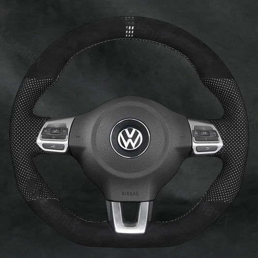 Steering Wheel Cover For Volkswagen VW Golf GTI GTD R6 R 6 2009 - 2014 - Mewantx