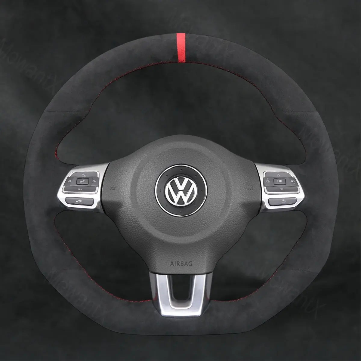 Steering Wheel Cover For Volkswagen VW Golf GTI GTD R6 R 6 2009 - 2014 - Mewantx