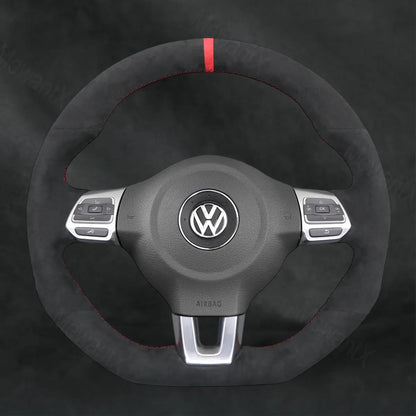 Steering Wheel Cover For Volkswagen VW Golf GTI GTD R6 R 6 2009 - 2014 - Mewantx