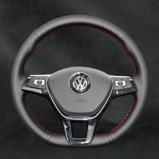 Steering Wheel Cover For Volkswagen VW Jetta 2014 - 2020 - Mewantx