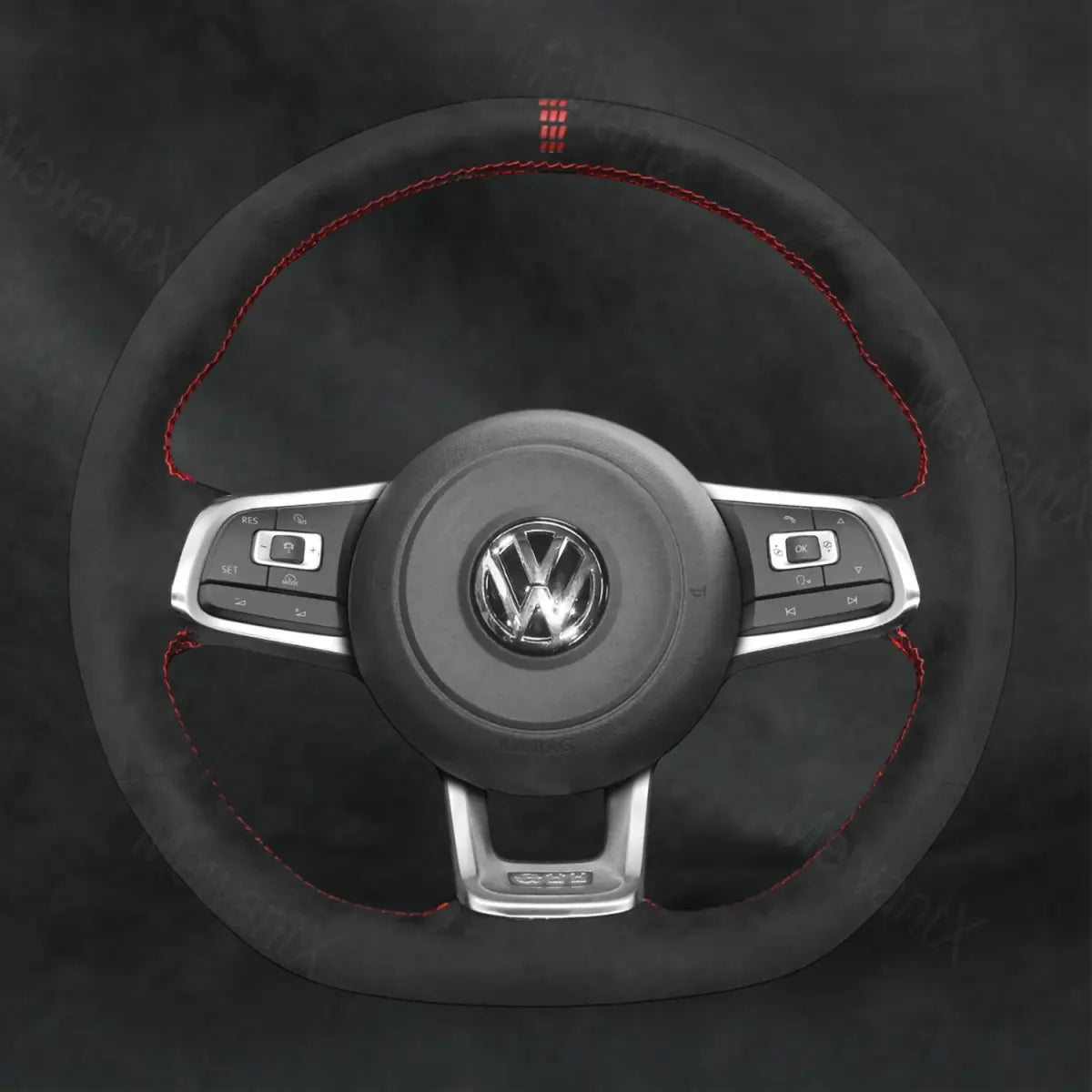 Steering Wheel Cover For Volkswagen VW Jetta GLI 2015 - 2020 - Mewantx