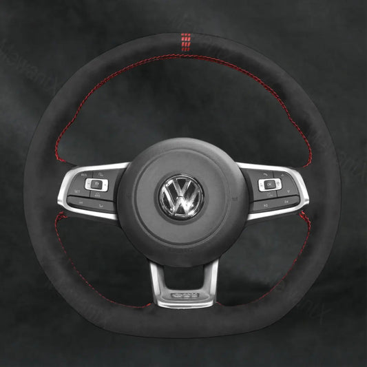 Steering Wheel Cover For Volkswagen VW Jetta GLI 2015 - 2020 - Mewantx