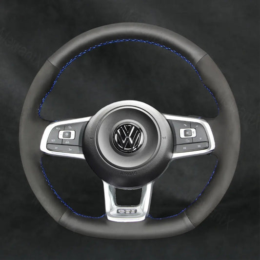 Steering Wheel Cover For Volkswagen VW Passat B8 Variant R - Line 2014 - 2019 - Mewantx