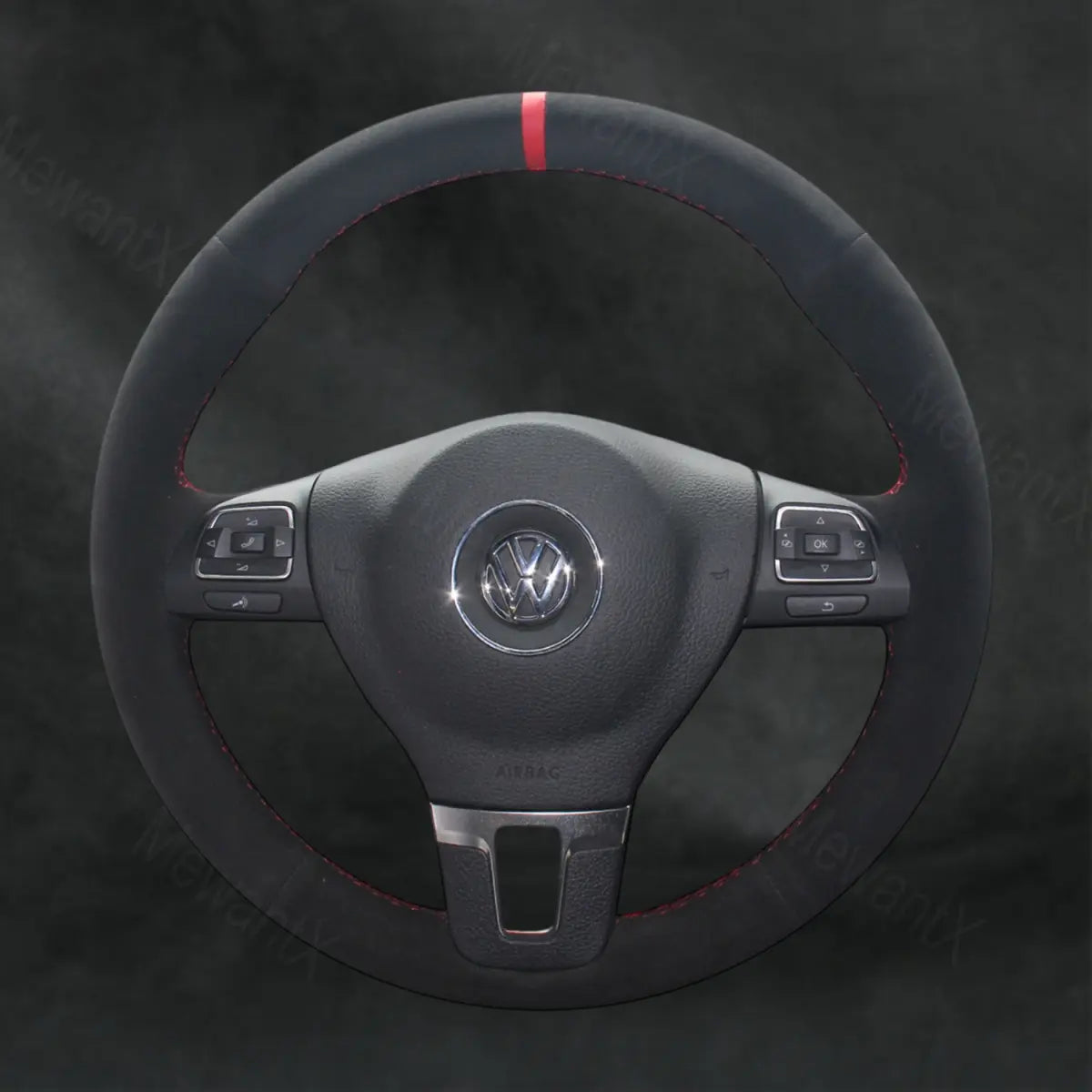 Steering Wheel Cover For Volkswagen VW Passat CC Alltrack 2008 - 2018 - Mewantx
