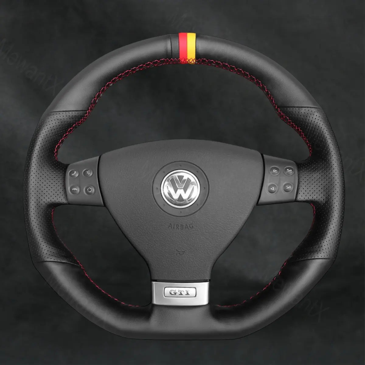 Steering Wheel Cover For Volkswagen VW Passat Variant R - Line 2005 - 2010 - Mewantx