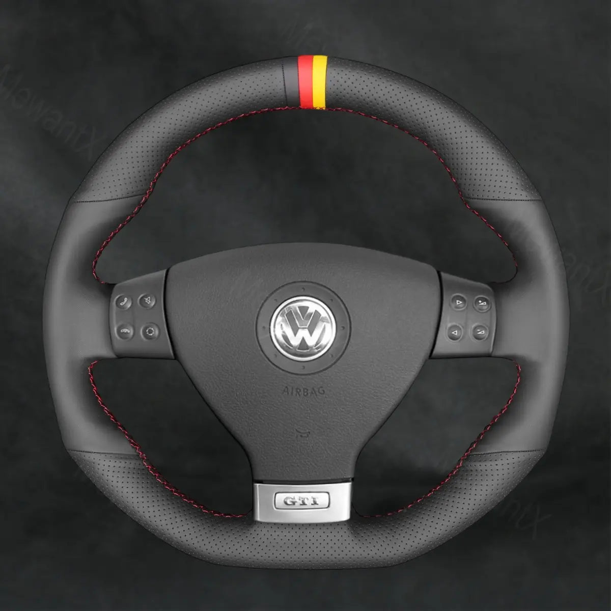Steering Wheel Cover For Volkswagen VW Passat Variant R - Line 2005 - 2010 - Mewantx