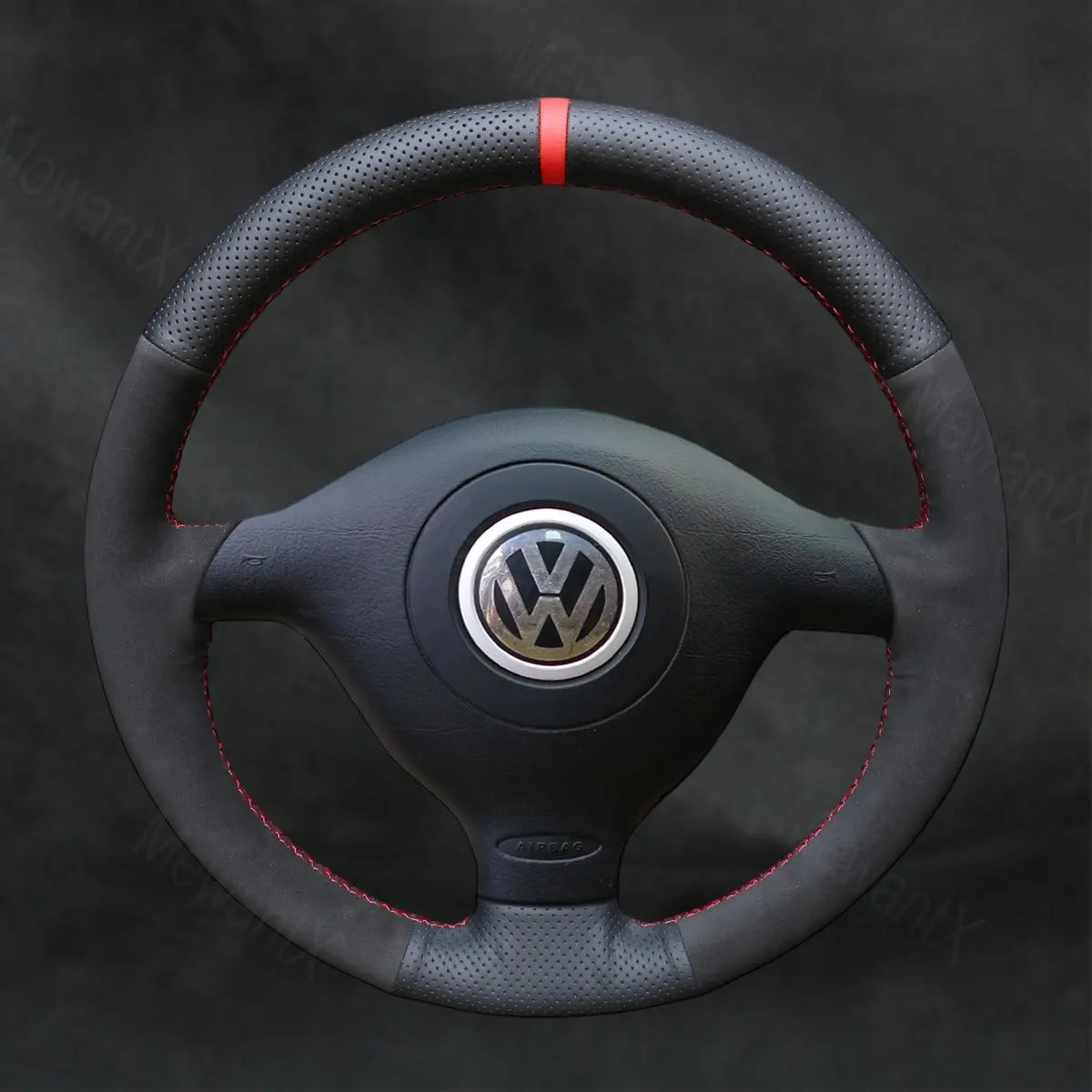 Steering Wheel Cover For Volkswagen VW Polo 1999 - 2001 - Mewantx