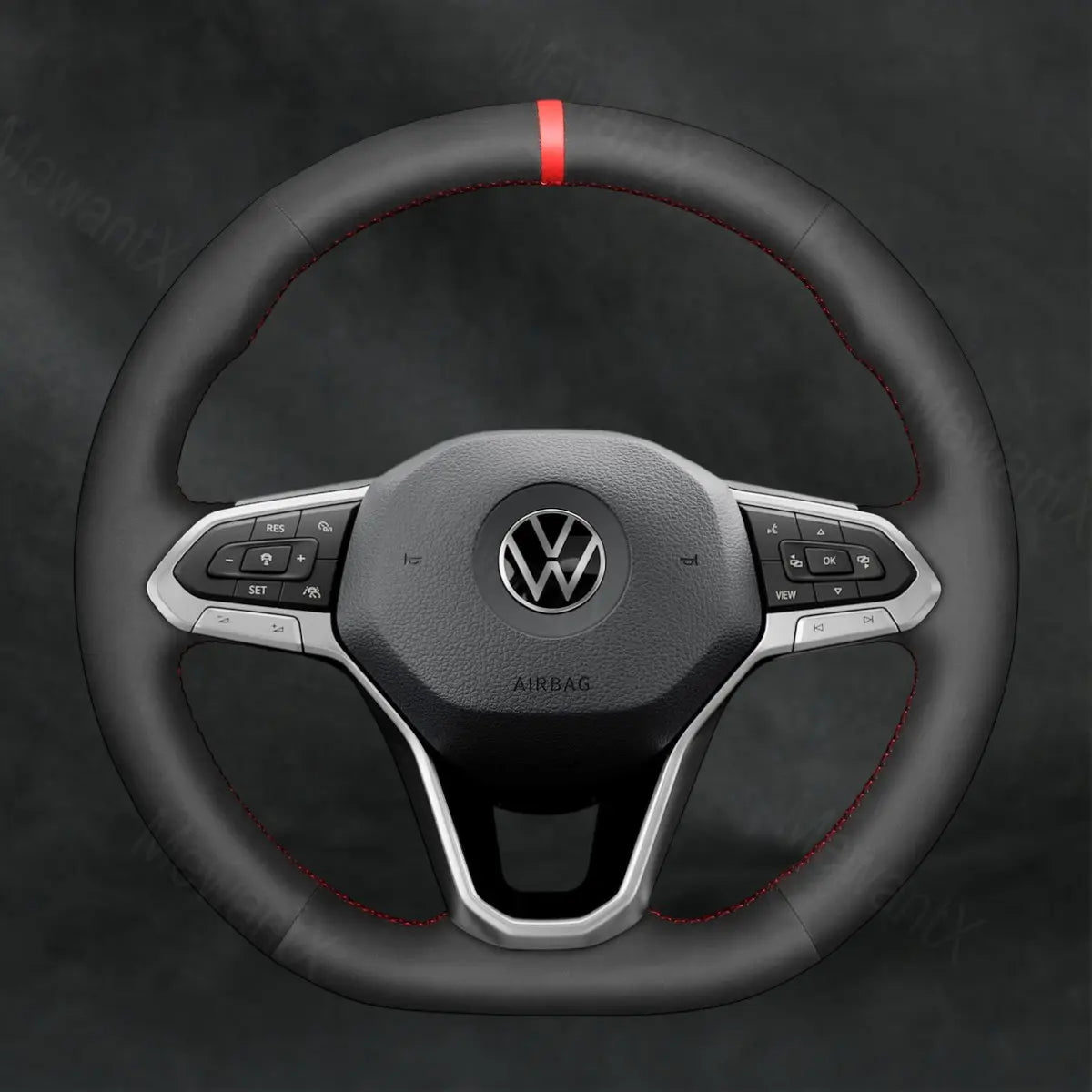 Steering Wheel Cover For Volkswagen VW Polo 2022 - 2025 - Mewantx