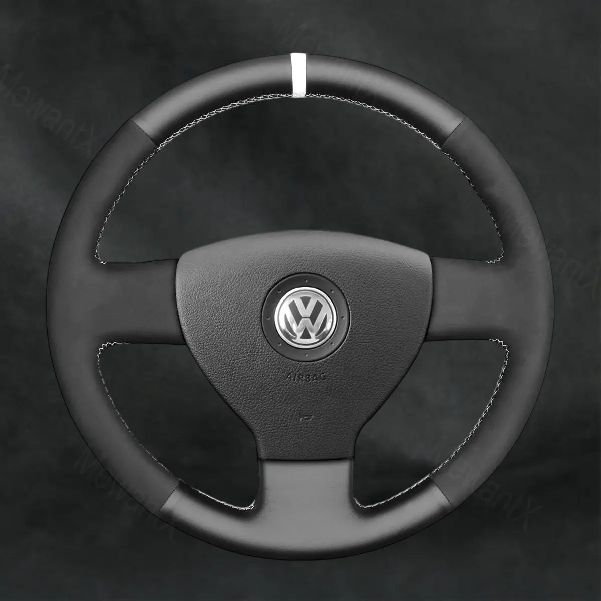 Steering Wheel Cover For Volkswagen VW Polo 4 2007-2009