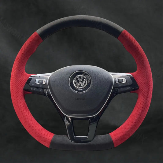 Steering Wheel Cover For Volkswagen VW Polo 5 Polo 6 2014-2021