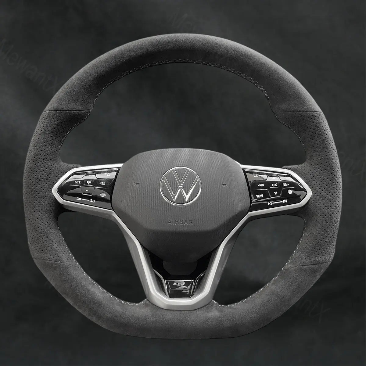Steering Wheel Cover For Volkswagen VW Polo GTI 2022 - 2025 - Mewantx