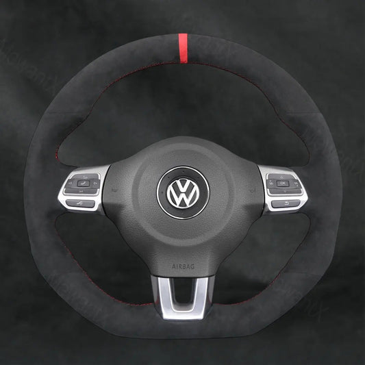 Steering Wheel Cover For Volkswagen VW Polo GTI Polo R - Line 2014 - Mewantx