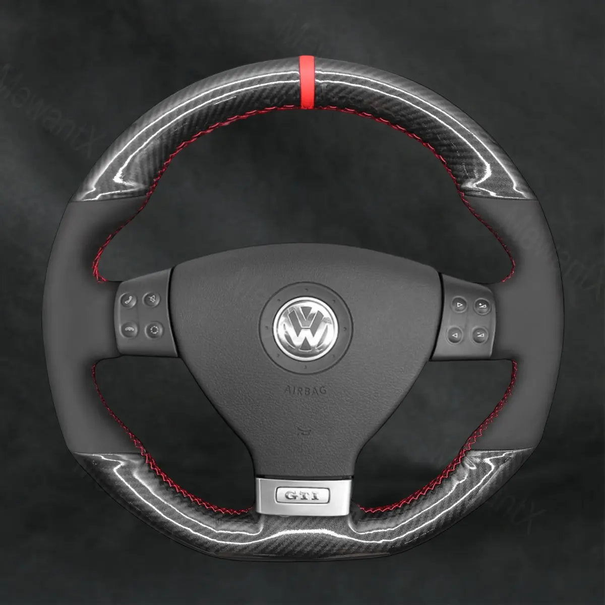 Steering Wheel Cover For Volkswagen VW Scirocco 2008 - 2009 - Mewantx