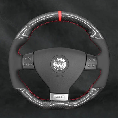 Steering Wheel Cover For Volkswagen VW Scirocco 2008 - 2009 - Mewantx