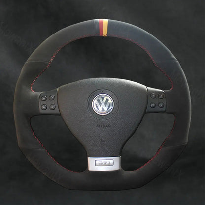 Steering Wheel Cover For Volkswagen VW Scirocco 2008 - 2009 - Mewantx