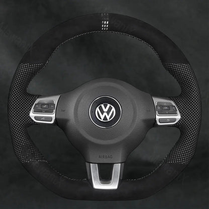 Steering Wheel Cover For Volkswagen VW Scirocco 2012 - 2013 - Mewantx