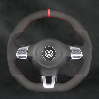 Steering Wheel Cover For Volkswagen VW Scirocco 2012 - 2013 - Mewantx