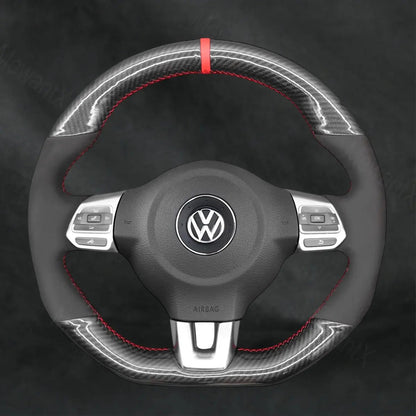 Steering Wheel Cover For Volkswagen VW Scirocco 2012 - 2013 - Mewantx