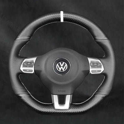 Steering Wheel Cover For Volkswagen VW Scirocco 2012 - 2013 - Mewantx