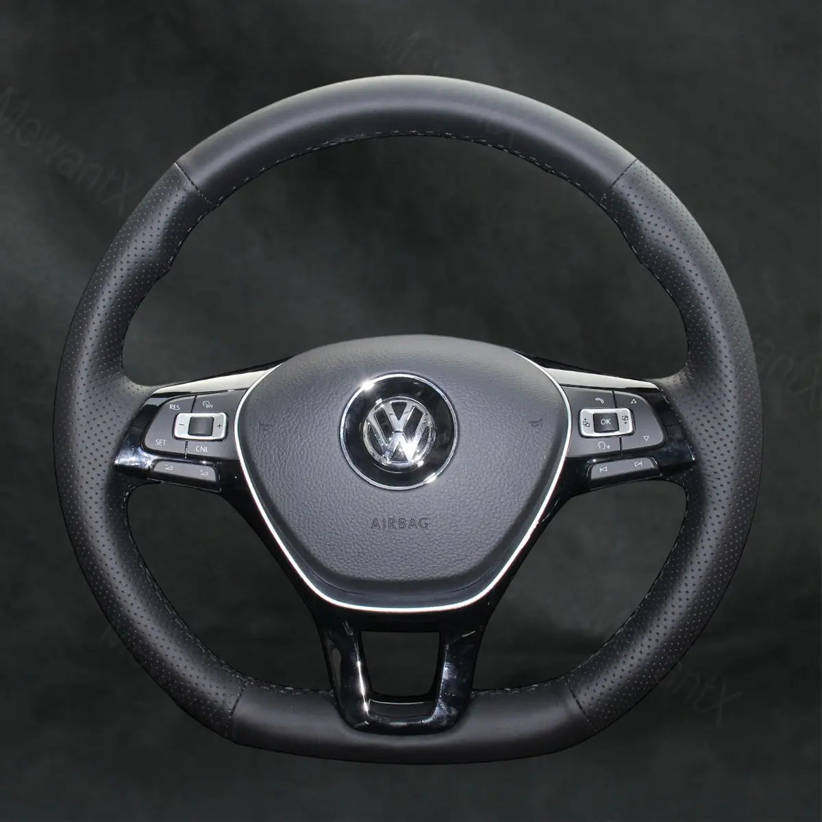 Steering Wheel Cover For Volkswagen VW Sharan 2015 - 2021 - Mewantx