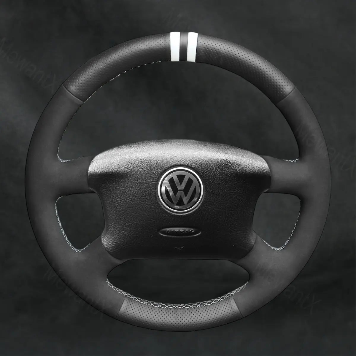 Steering Wheel Cover For Volkswagen VW T4 Caravelle 1999 - 2003 - Mewantx