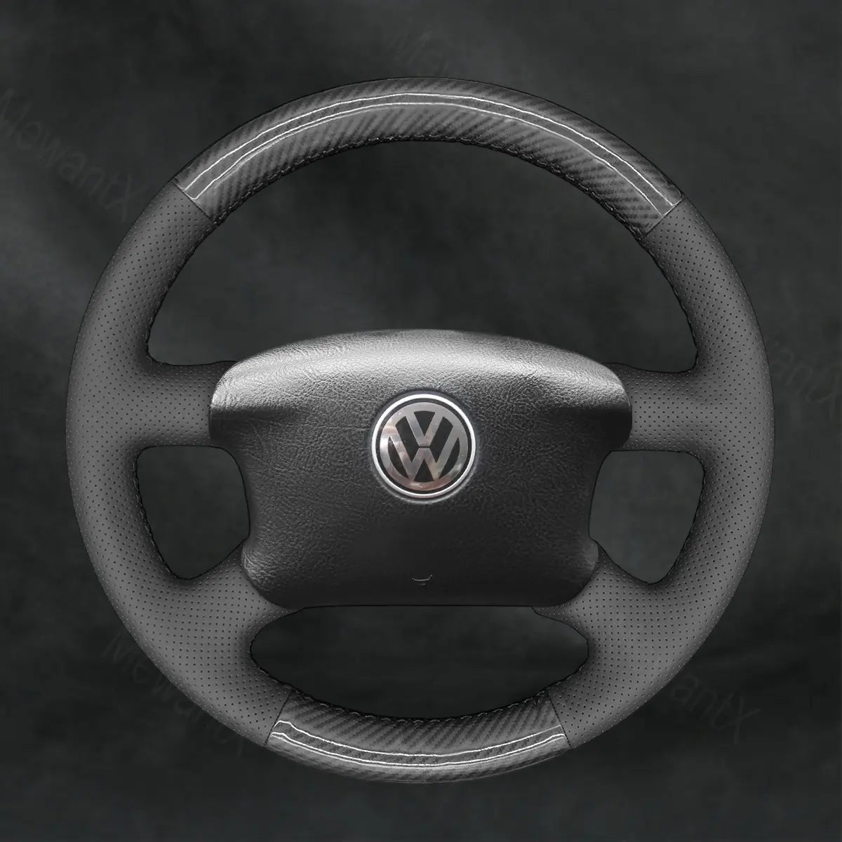 Steering Wheel Cover For Volkswagen VW T4 Caravelle 1999 - 2003 - Mewantx