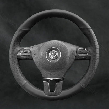 Steering Wheel Cover For Volkswagen VW T5 Caravelle 2011 - 2015 - Mewantx
