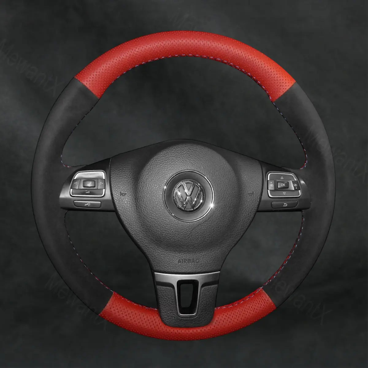Steering Wheel Cover For Volkswagen VW T5 Multivan 2010 - 2015 - Mewantx