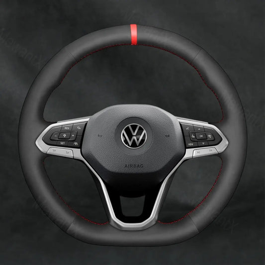 Steering Wheel Cover For Volkswagen VW T6 Kombi 2020 - 2021 - Mewantx